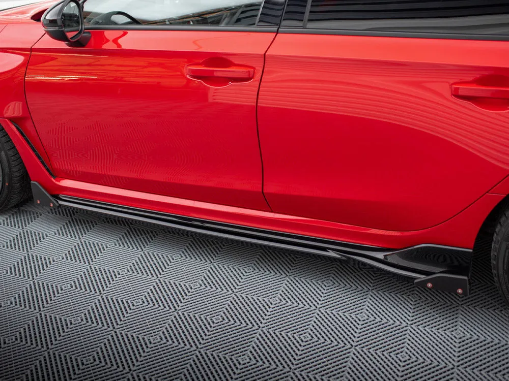 Maxton Design - SIDE SKIRTS DIFFUSERS V.1   FLAPS HONDA CIVIC TYPE-R MK 11