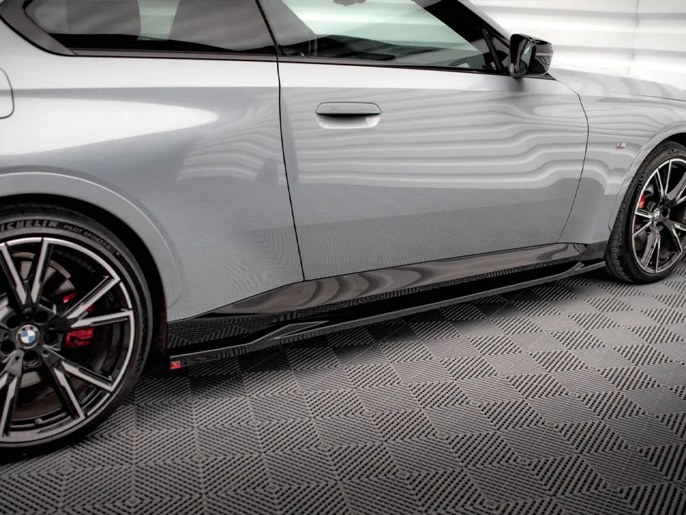 Maxton Design - SIDE SKIRTS DIFFUSERS V.2 BMW 2 COUPE M-PACK / M240I G42