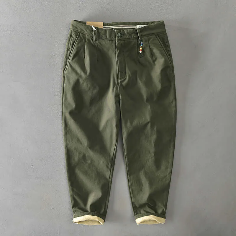 Men's Cozy Cotton Winter Pants