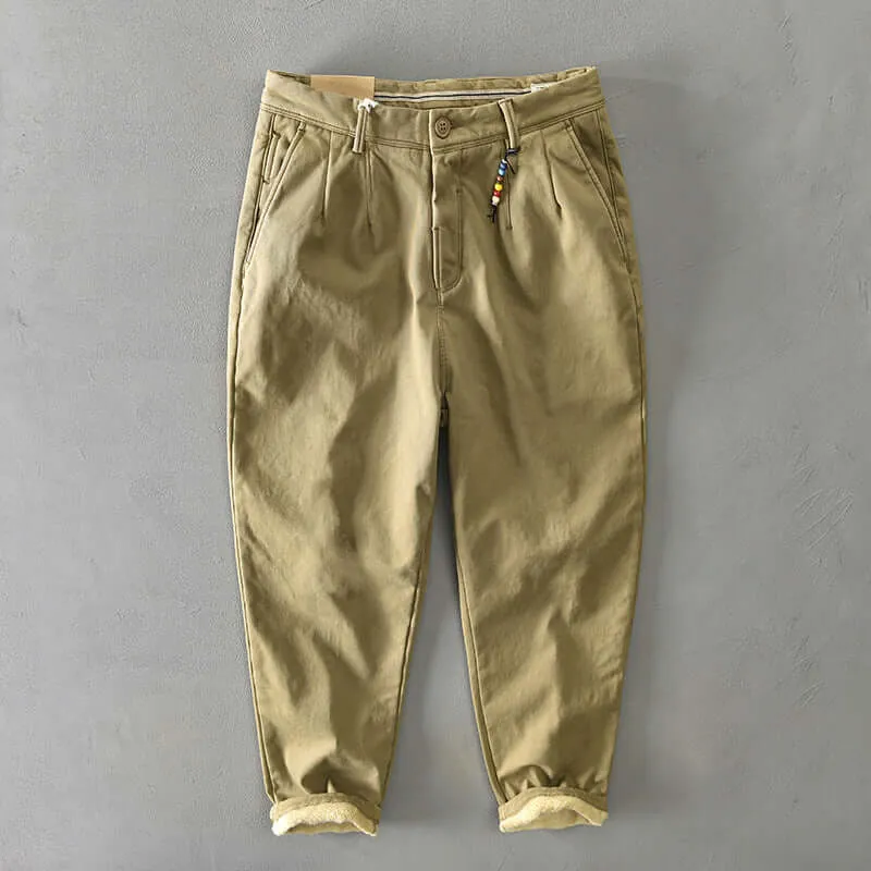 Men's Cozy Cotton Winter Pants