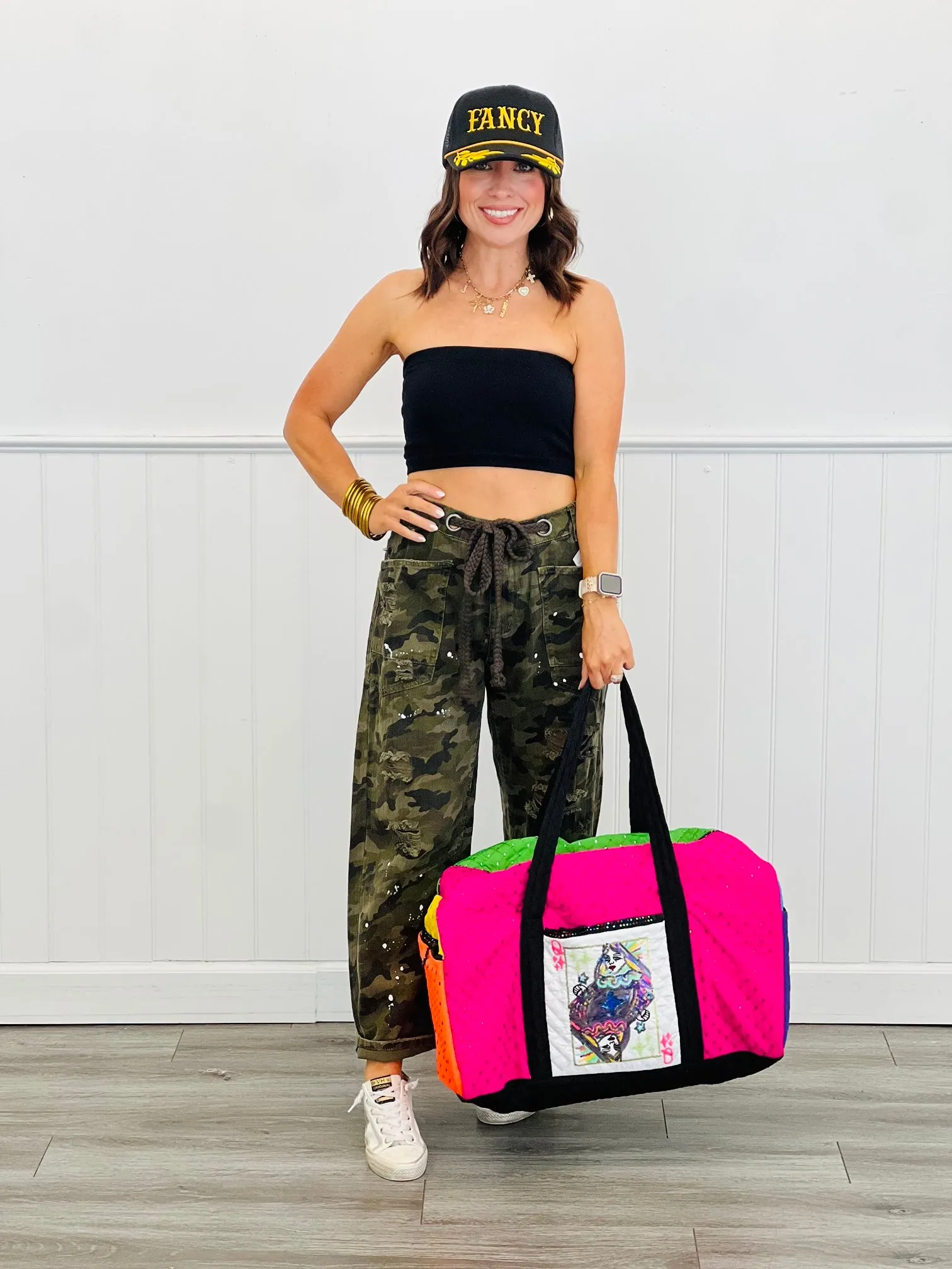 Oli & Hali Distressed Camo Pants (Reg.)-2 Colors