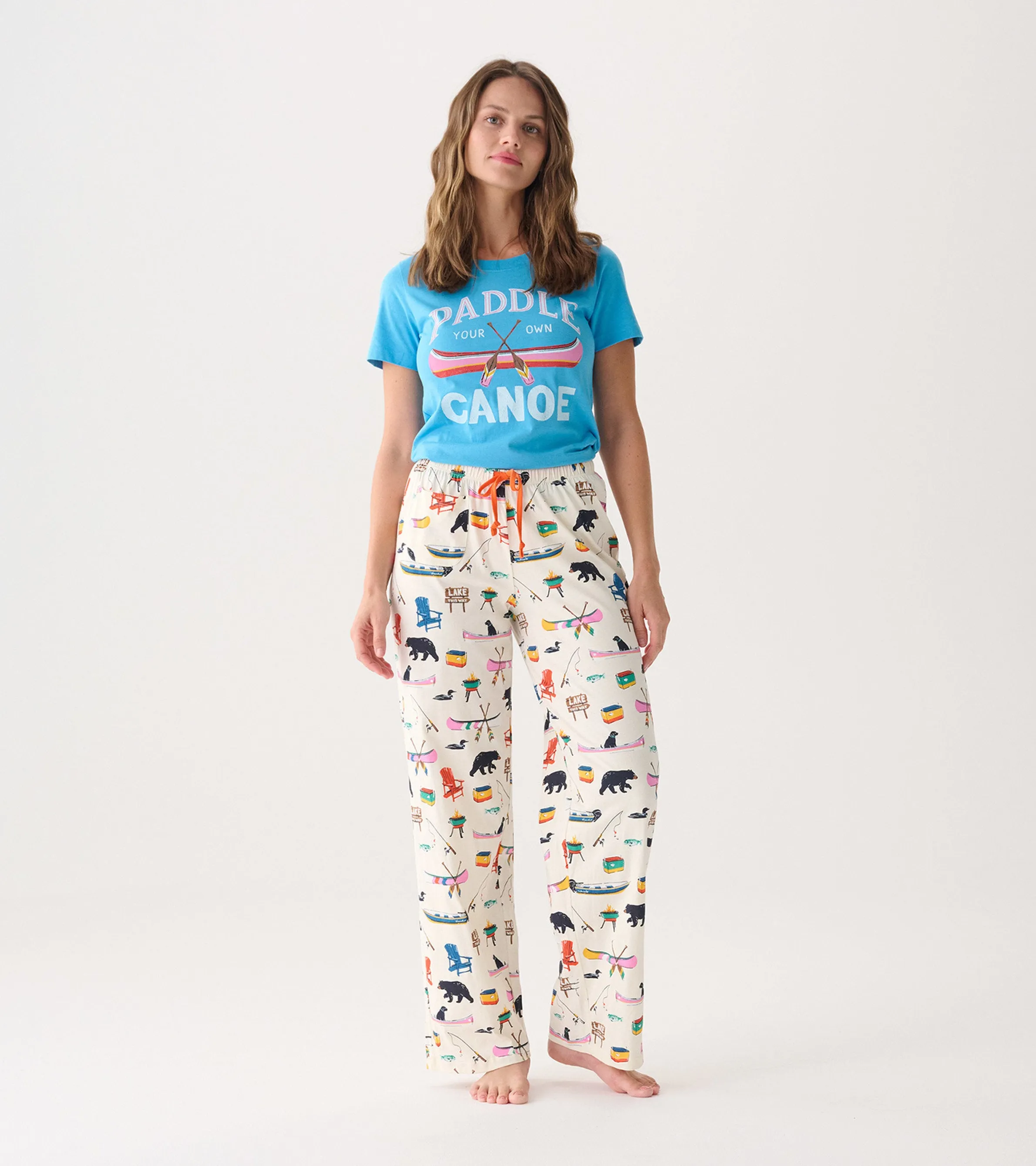 On The Lake Women's Jersey Pajama Pants