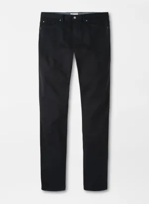 Peter Millar Ultimate Sateen Five-Pocket Pant | Black