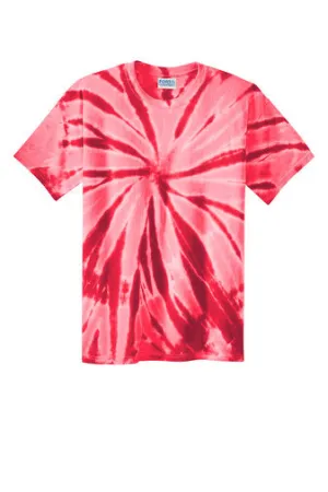 Port & Company Adult Tie-Dye Tee - Red