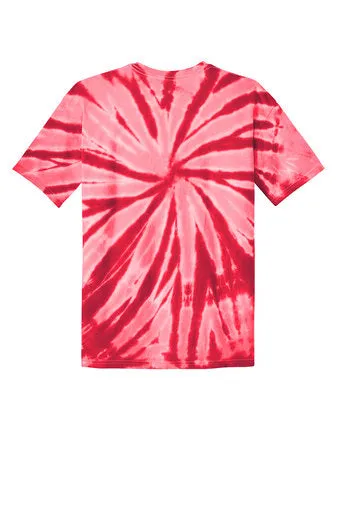 Port & Company Adult Tie-Dye Tee - Red