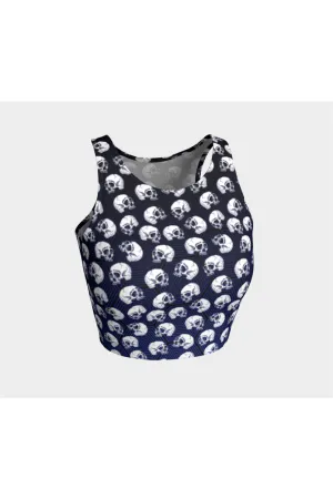 Skull Print Athletic Top