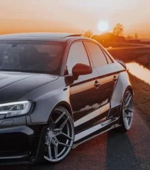 SPECTER PLUS Side Skirts for Audi RS3 8V.5 2018-2020 Carbon Fiber/FRP
