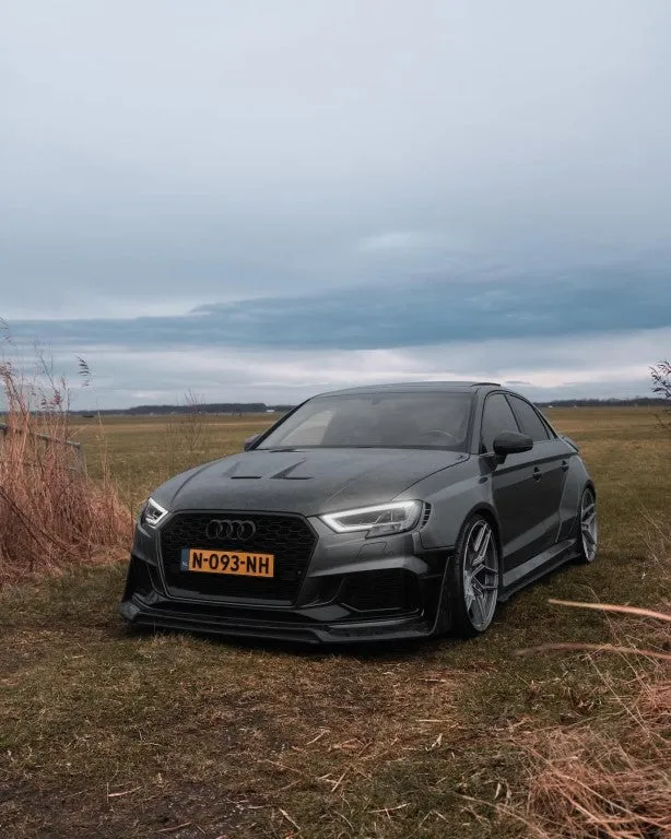 SPECTER PLUS Side Skirts for Audi RS3 8V.5 2018-2020 Carbon Fiber/FRP