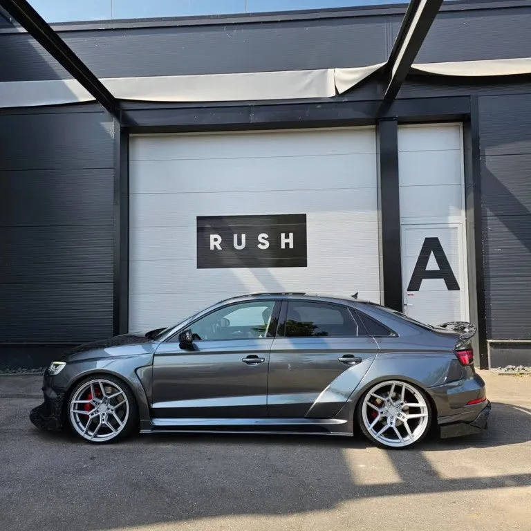 SPECTER PLUS Side Skirts for Audi RS3 8V.5 2018-2020 Carbon Fiber/FRP