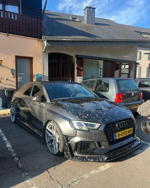 SPECTER PLUS Side Skirts for Audi RS3 8V.5 2018-2020 Carbon Fiber/FRP