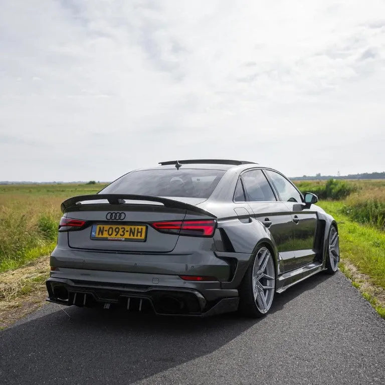 SPECTER PLUS Side Skirts for Audi RS3 8V.5 2018-2020 Carbon Fiber/FRP