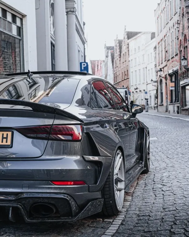 SPECTER PLUS Side Skirts for Audi RS3 8V.5 2018-2020 Carbon Fiber/FRP