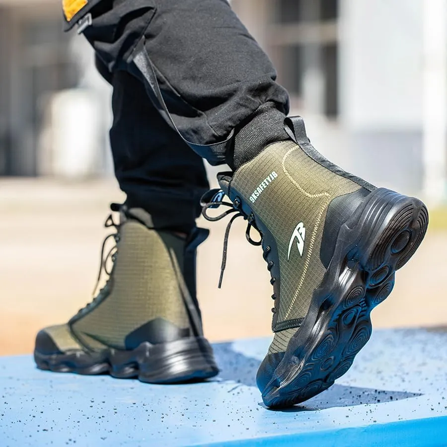 Steel Toe Work Shoes for Men Women Lightweight Comfortable Industrial & Construction Safety Lightweight Footwear