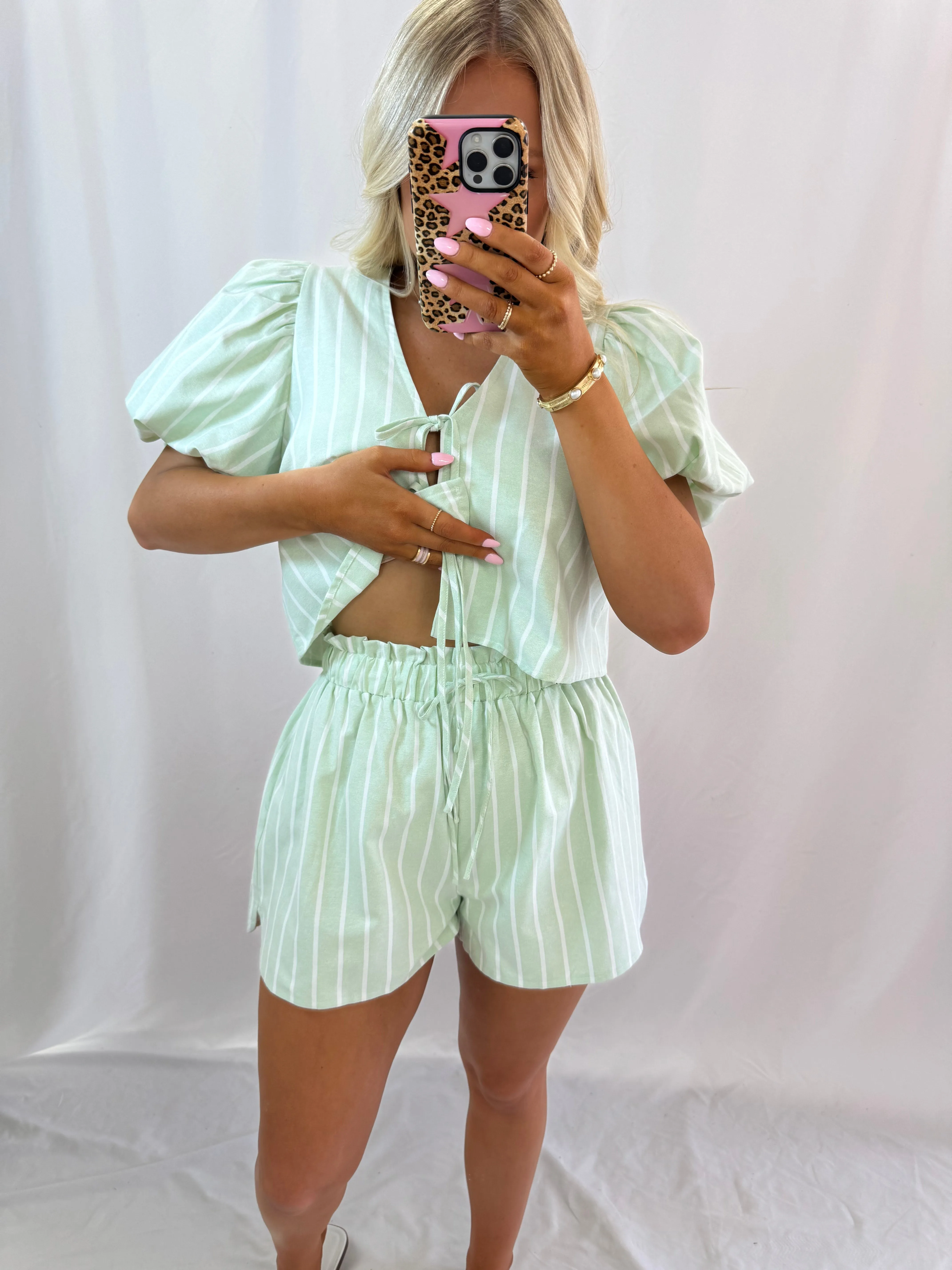Sun   Fun Set (top   shorts) GREEN