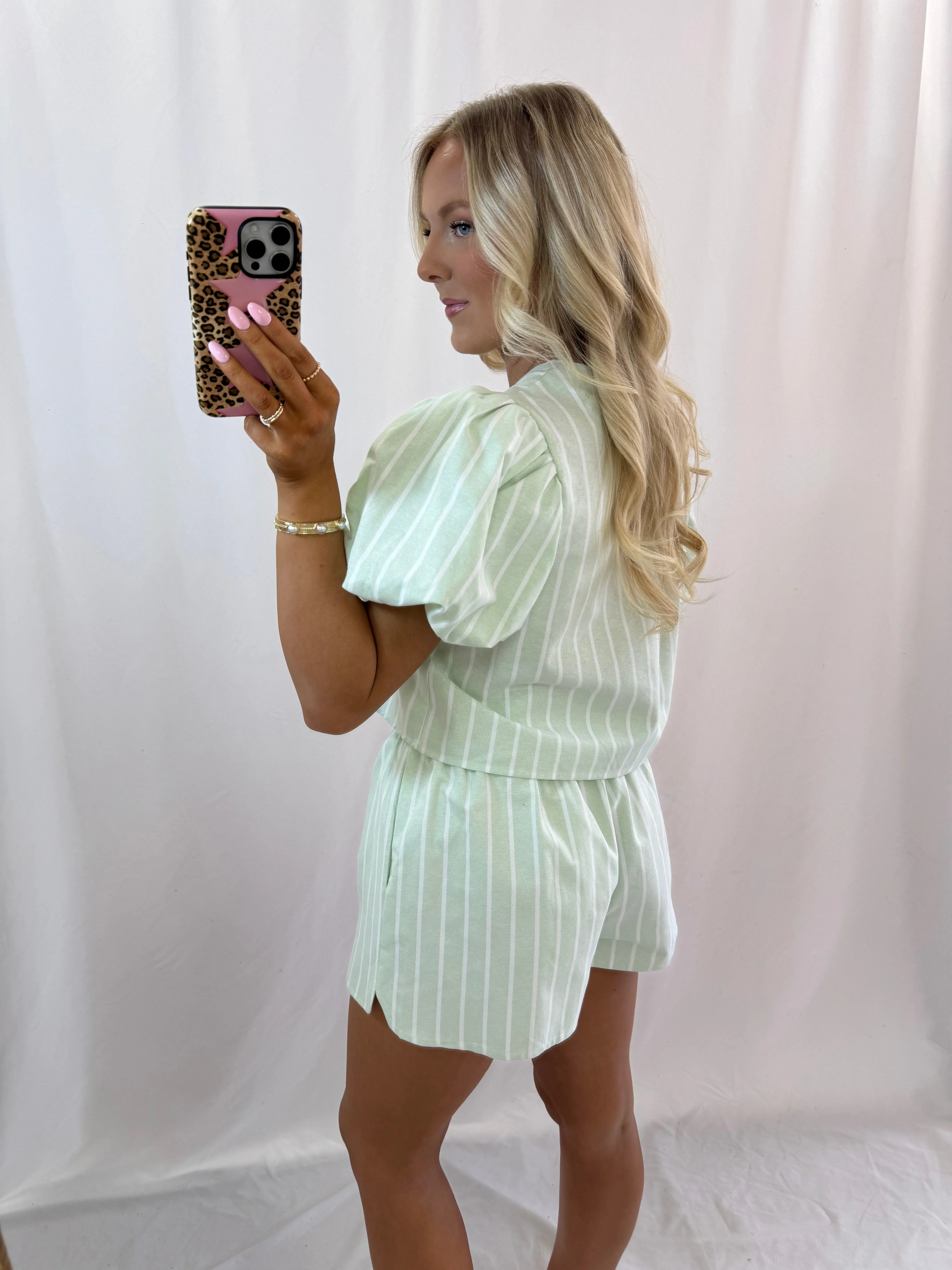 Sun   Fun Set (top   shorts) GREEN