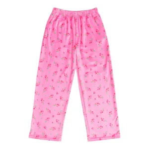 Theme Sweet Pink Fuzzy Pants