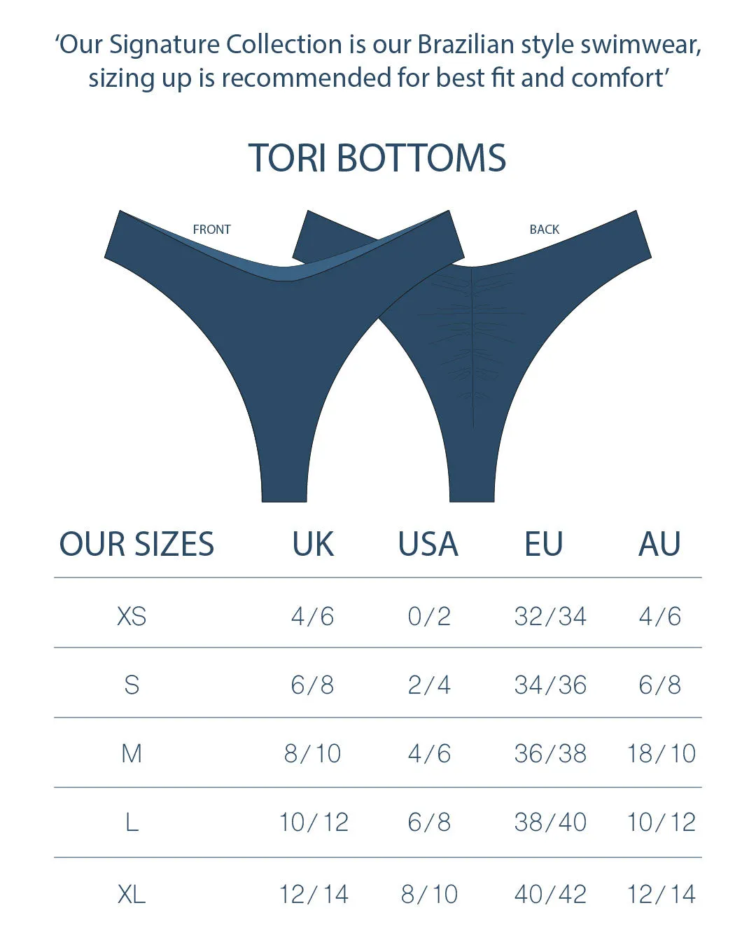 Tori Bottoms - Orange zebra