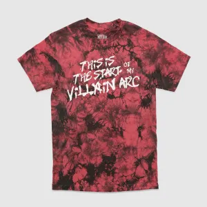 Villain Arc Tie-Dye Tee (Red)