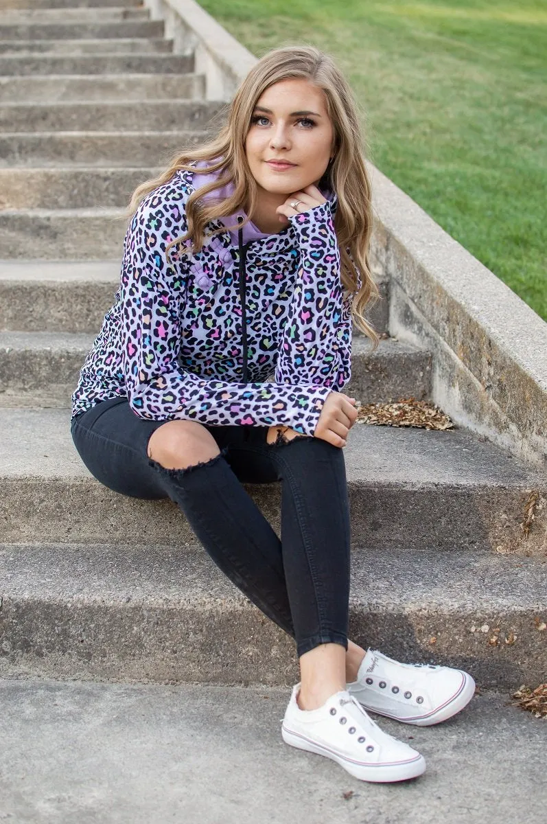 Vintage Leopard Hoodie-Mommy & Me