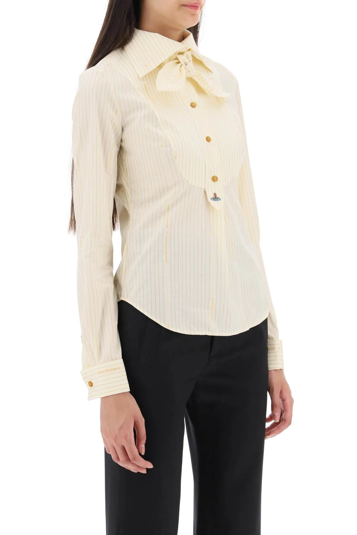 Vivienne westwood bow tie shirt