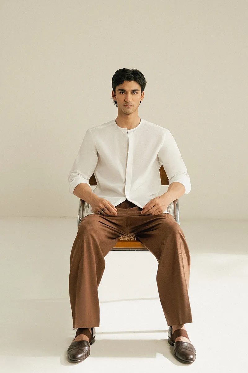 WHITE COTTON SHIRT