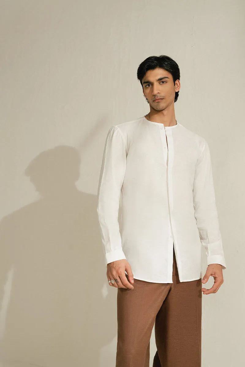WHITE COTTON SHIRT