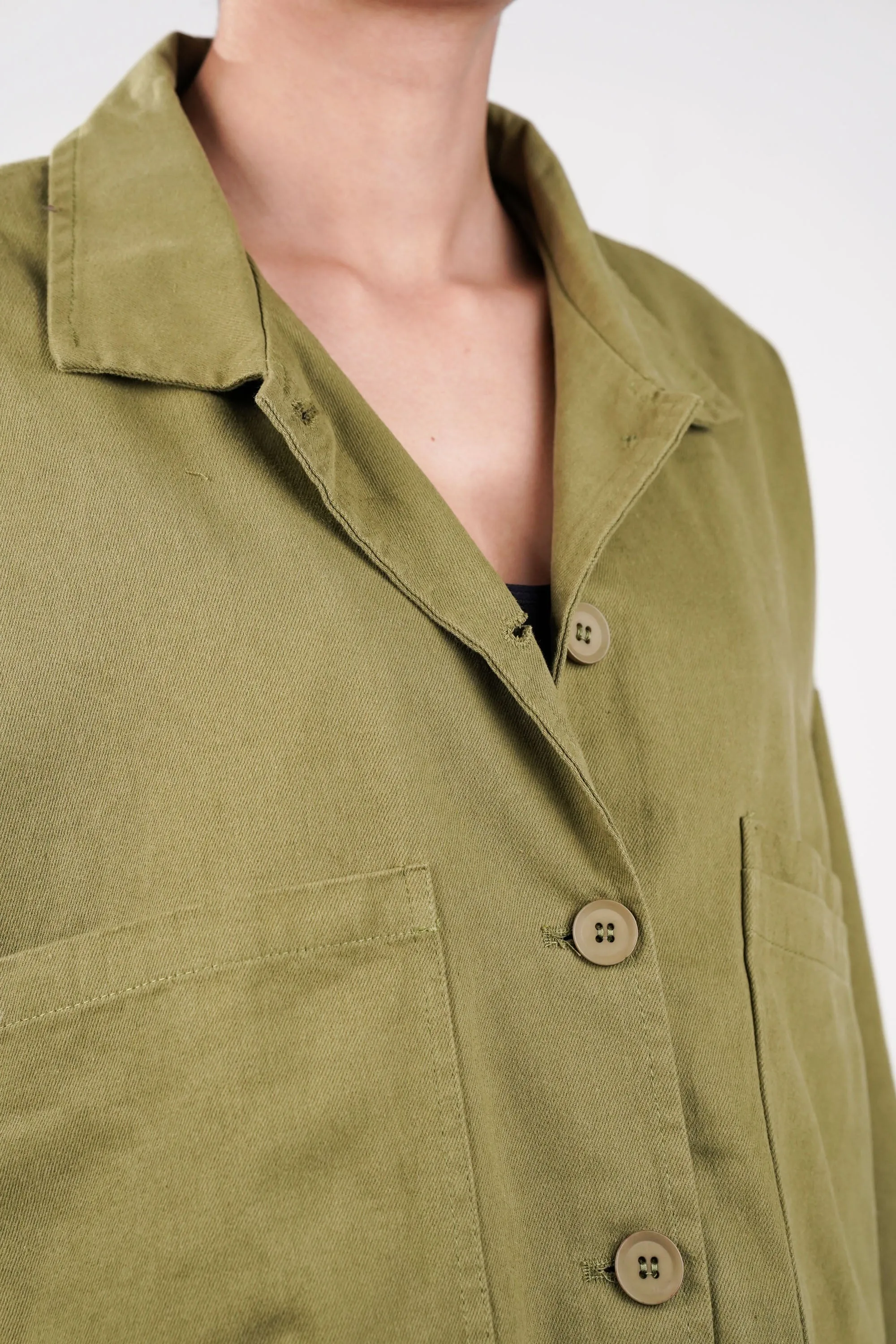 Willow Green Oversized Jacket