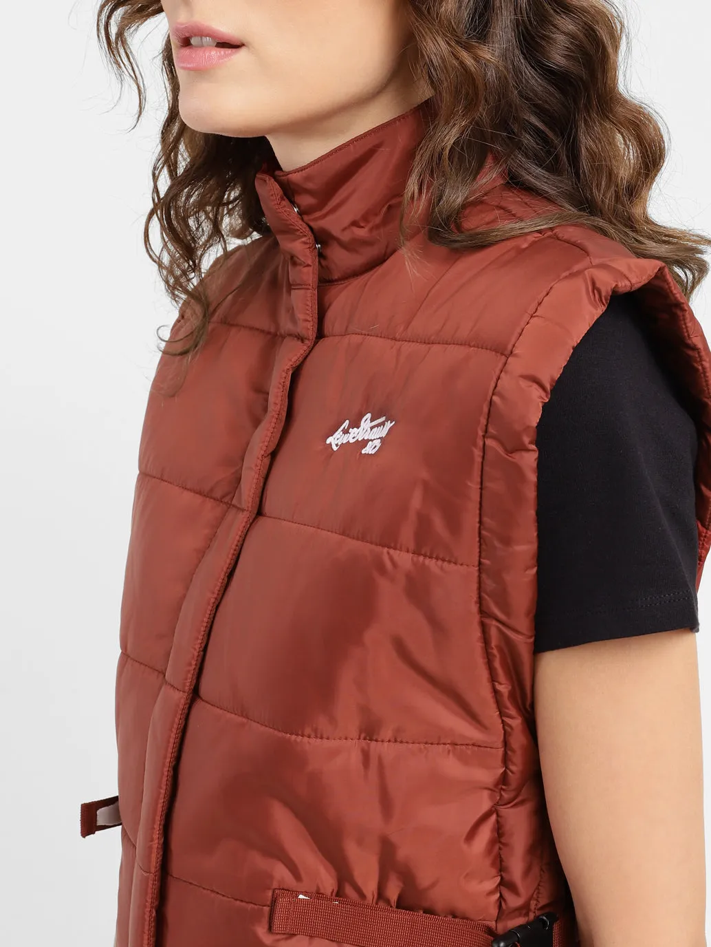 Women's Solid Turtle Neck Jackets