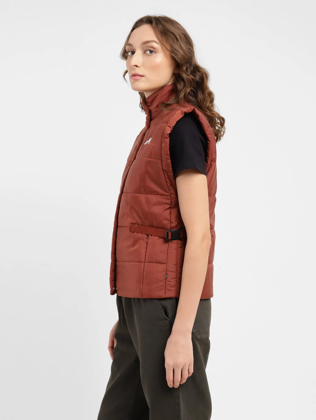 Women's Solid Turtle Neck Jackets