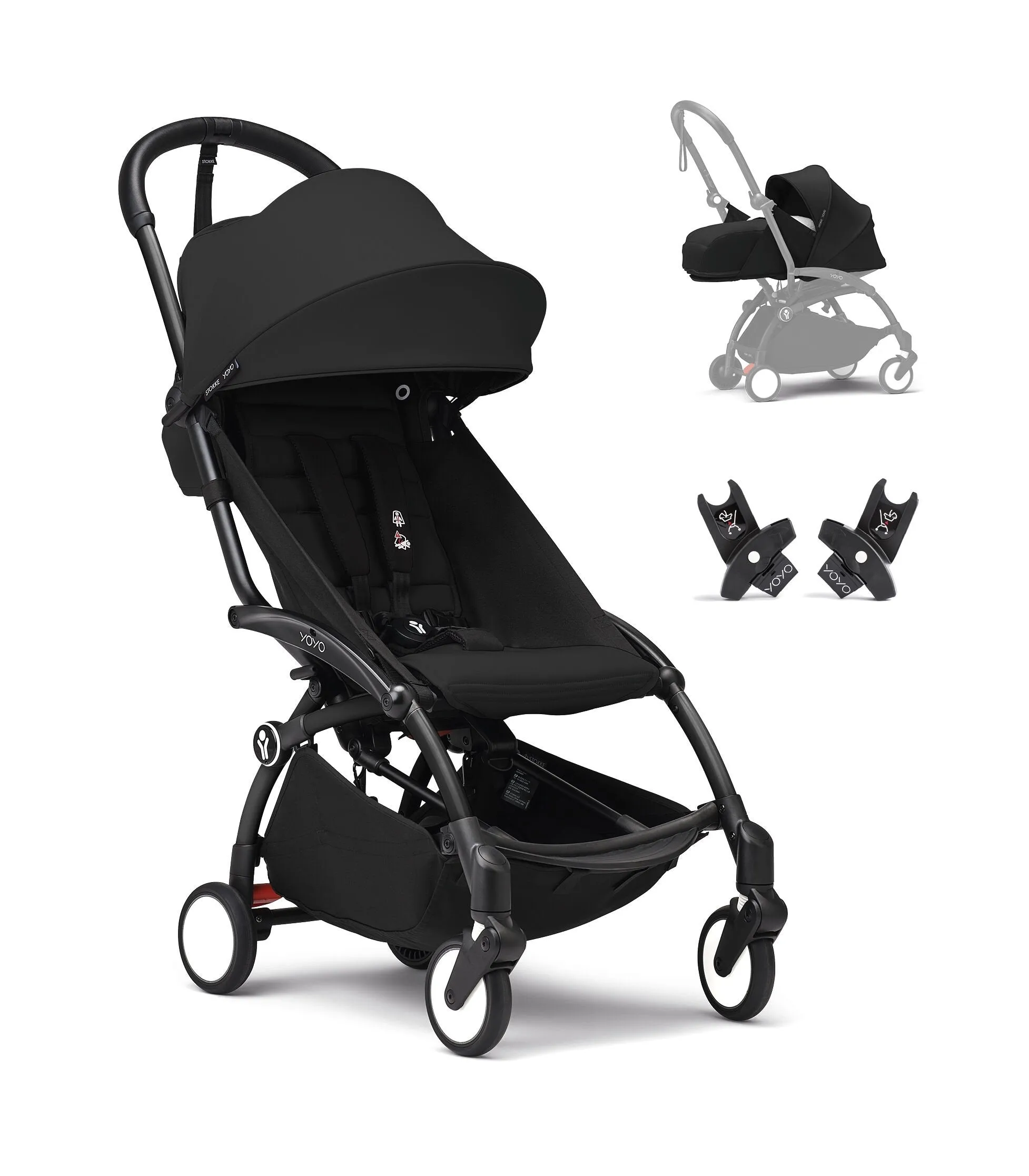 YOYO Stroller Newborn to Toddler - Black by Stokke