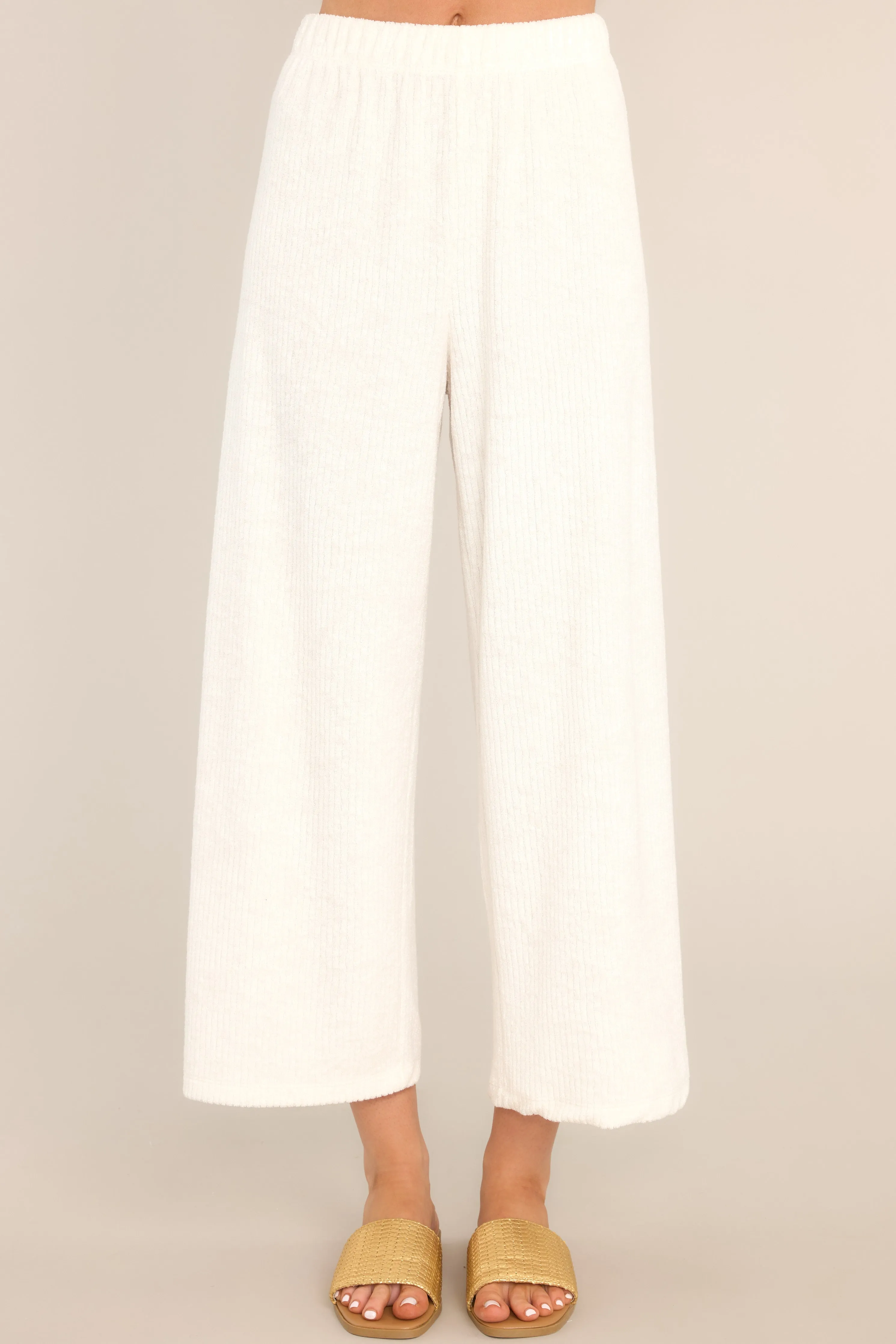Z-Supply Beachy Rib Cloud Dancer Terry Pants